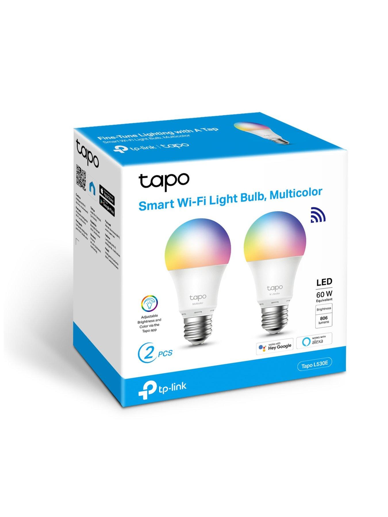 TP Link Tapo L530E Smart Bulb 2-Pack - Colour / E27
