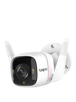 Product photograph of Tp Link Tapo C320ws Outdoor Cam With Colour Night Vision from very.co.uk