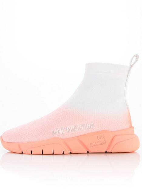 love-moschino-ombre-detail-logo-sock-trainers-whitepink