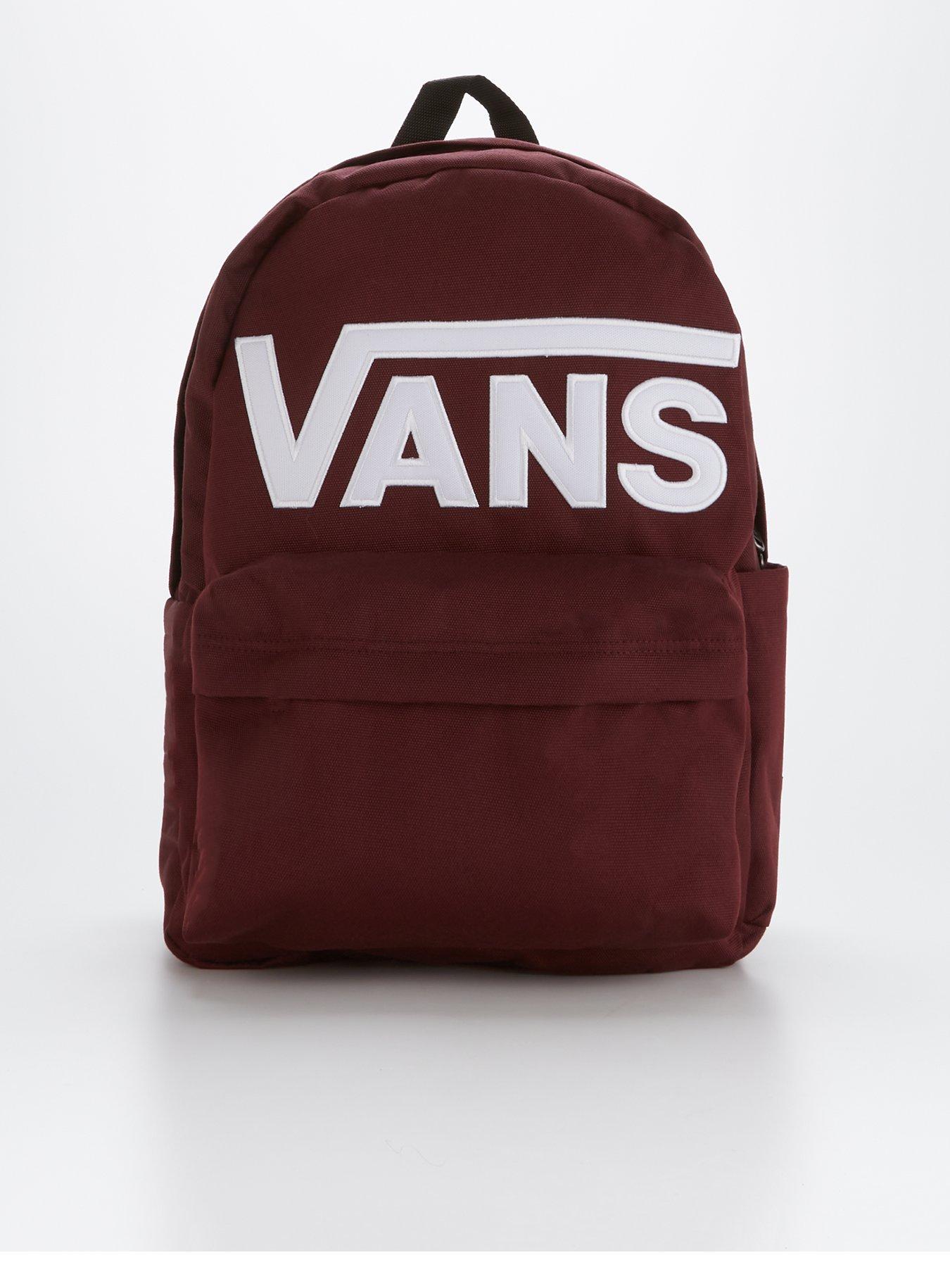 Vans Old Skool Drop V Backpack - Burgundy | Very.Co.Uk