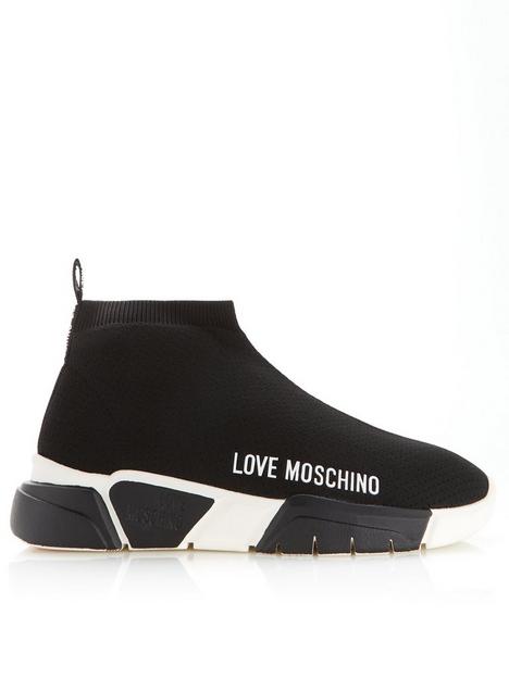 love-moschino-chunky-sole-sock-trainersnbsp--blacknbsp