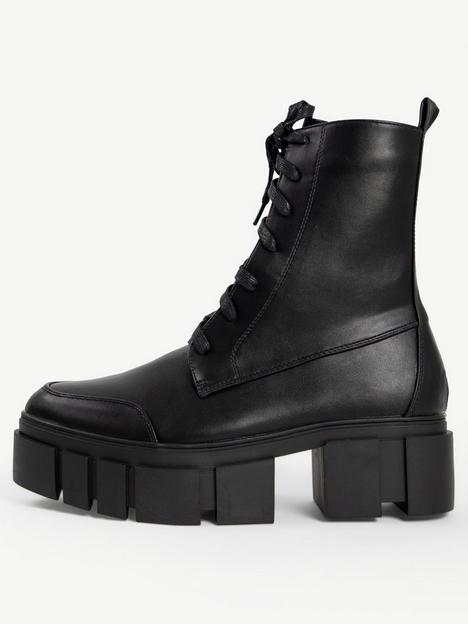 raid-ruby-chunky-lace-up-ankle-boots-black