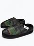  image of hype-boys-camo-slippers-green