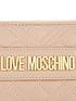  image of love-moschino-quilted-continental-purse-beigenbsp