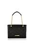  image of love-moschino-quilted-tote-bag--nbspblack