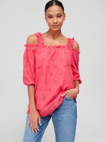 Women's Pink Blouses ☀ Shirts | Very.co.uk