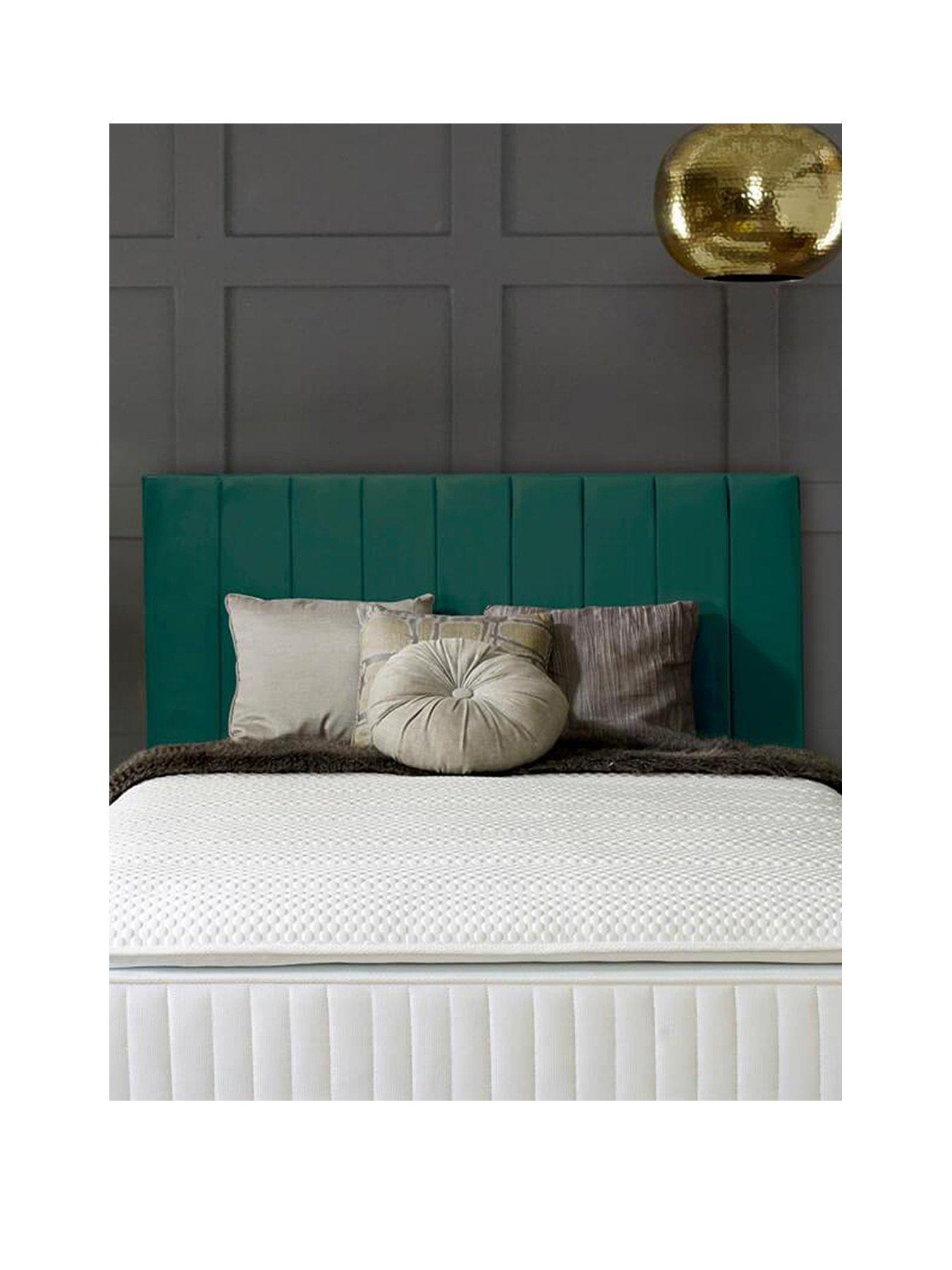 Image 2 of 3 of Shire Beds Liberty Velvet&nbsp;Headboard&nbsp;- Emerald&nbsp;- FSC&reg; Certified