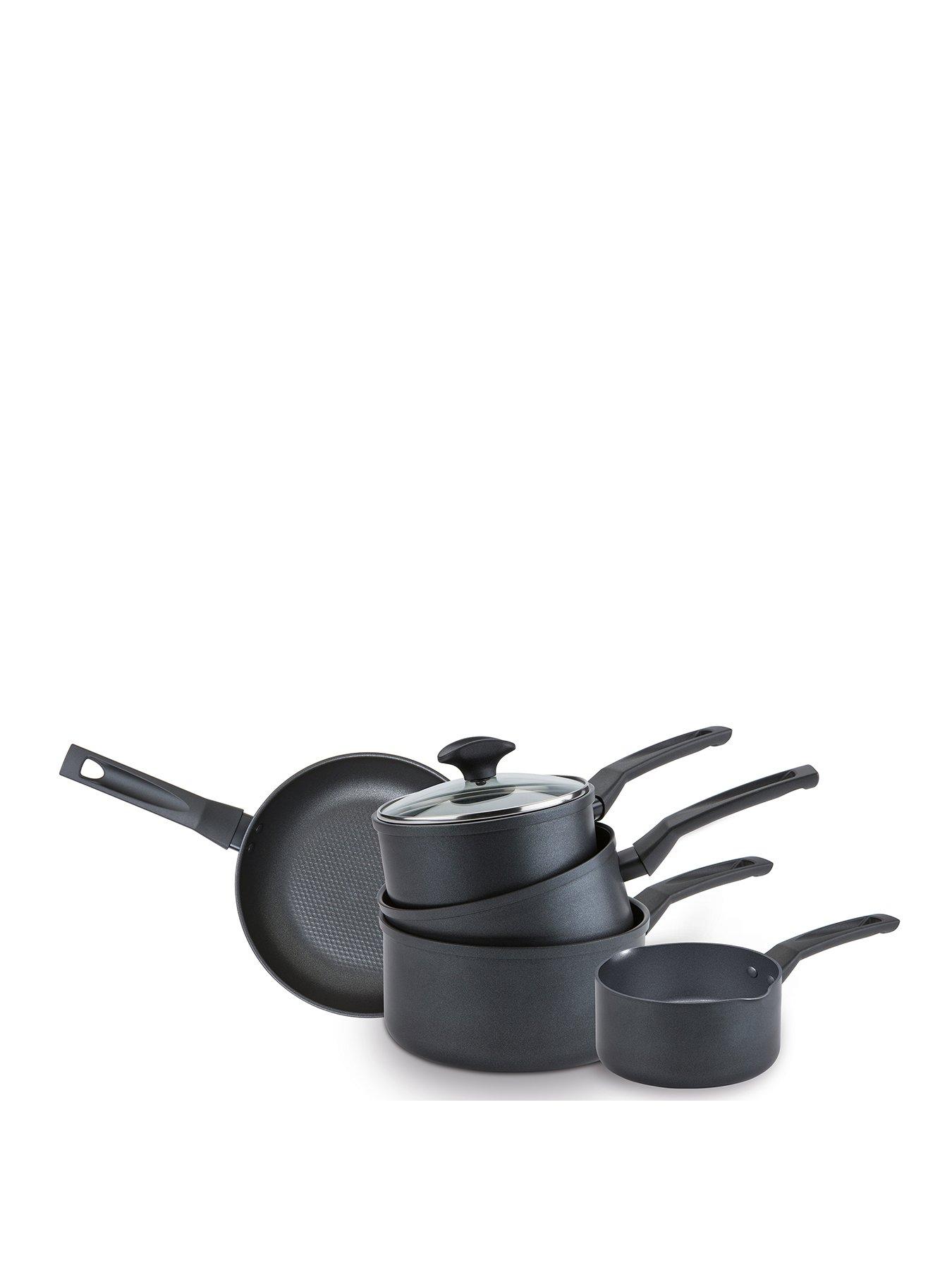 Image 1 of 6 of Prestige Non-stick Induction 5 Piece Saucepan And Frying Pan Set
