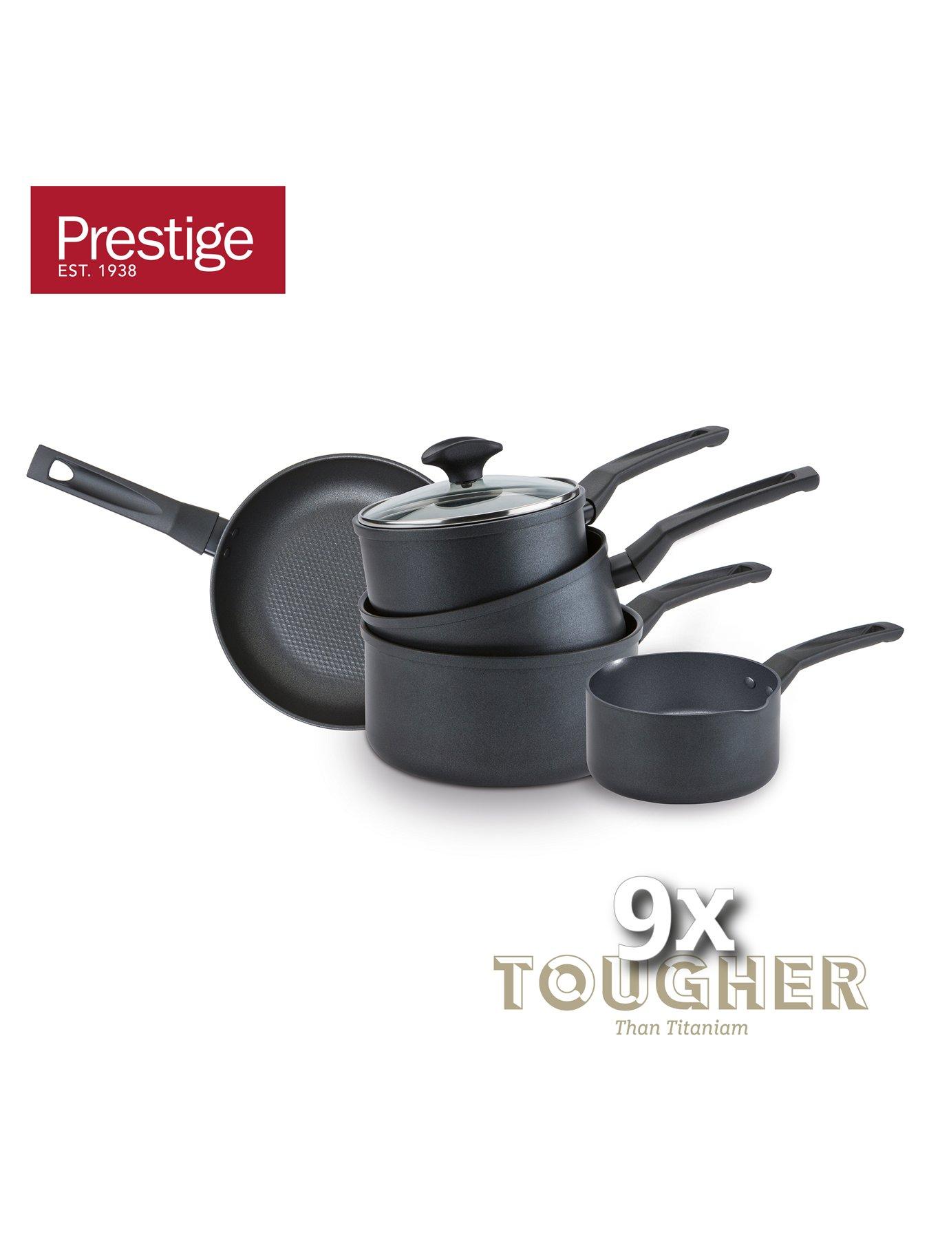 Image 2 of 6 of Prestige Non-stick Induction 5 Piece Saucepan And Frying Pan Set