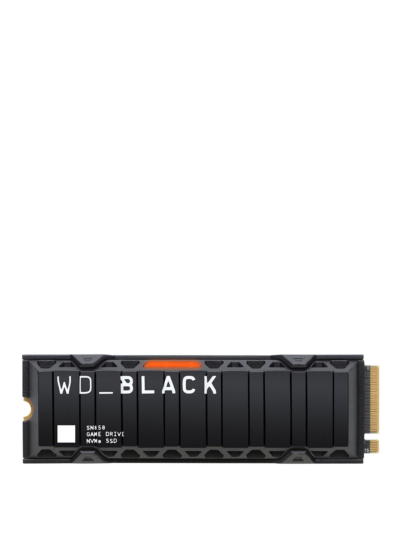 Western Digital Wd Black Sn850 Nvme Ssd With Heatsink Pcie Gen4 1tb Very Co Uk