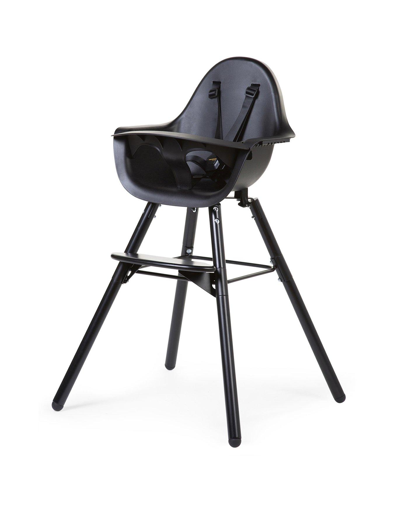 Product photograph of Childhome Evolu 2 Highchair - Black from very.co.uk