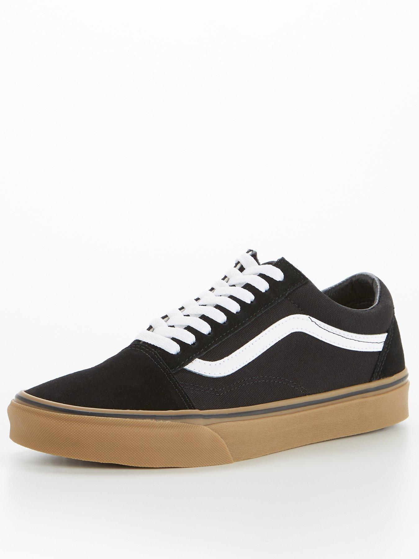 Vans black sole old on sale skool