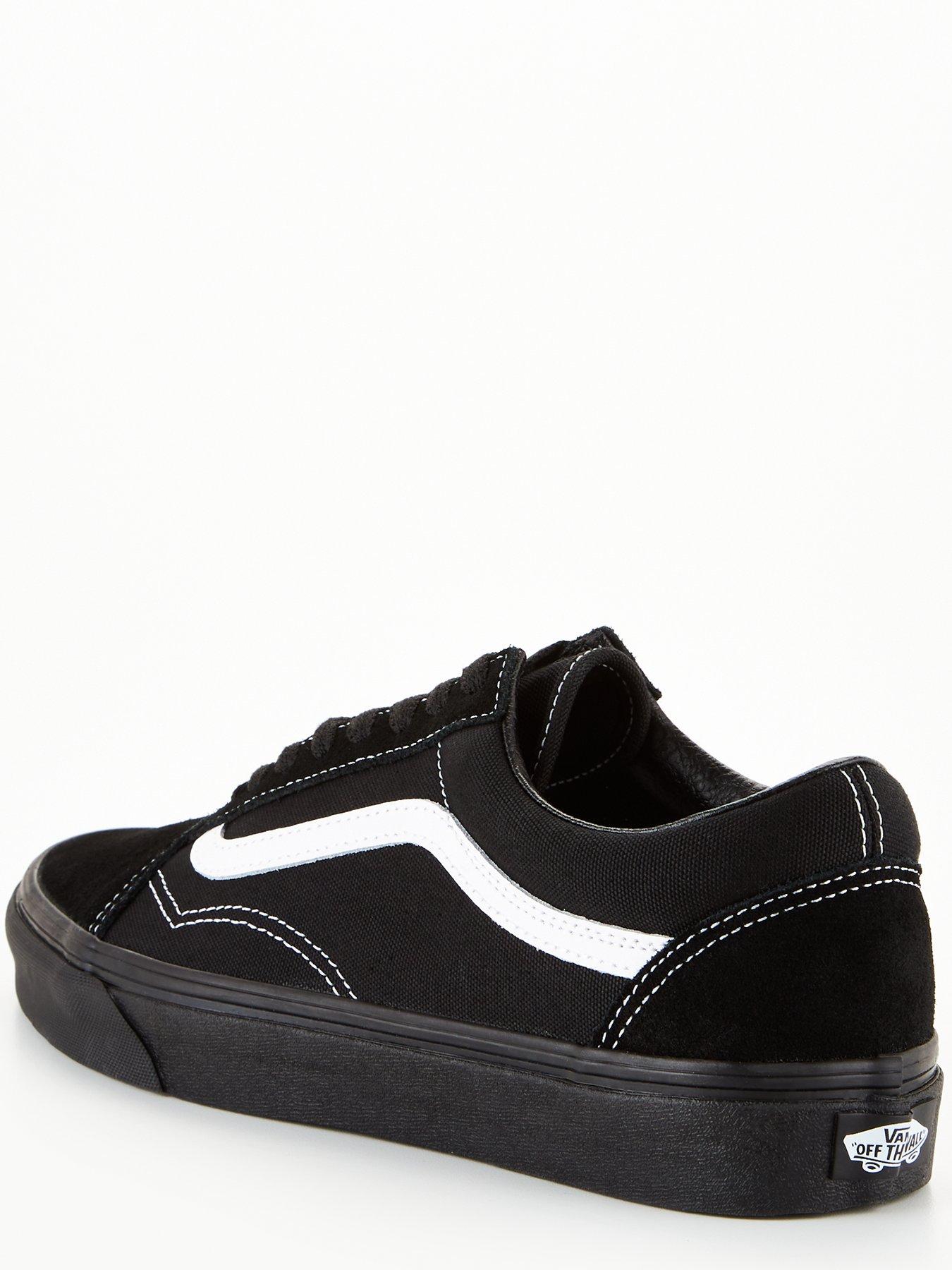 Suede vans best sale old skool black