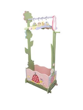 Product photograph of Teamson Kids Fantasy Fields Valet Rack W 4 Hangers from very.co.uk