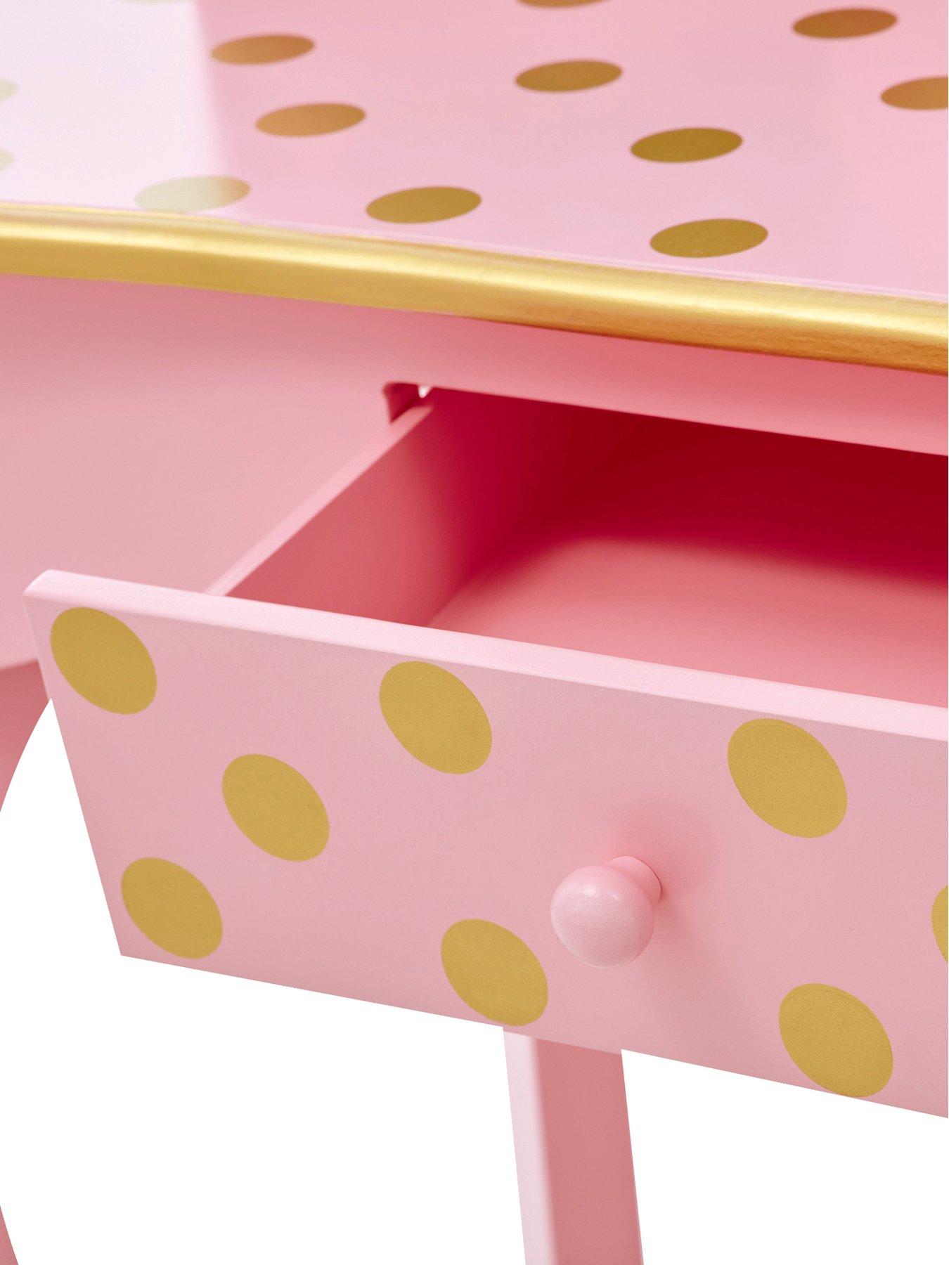 Image 5 of 7 of Teamson Kids Fantasy Fields Polka Dot Vanity Set