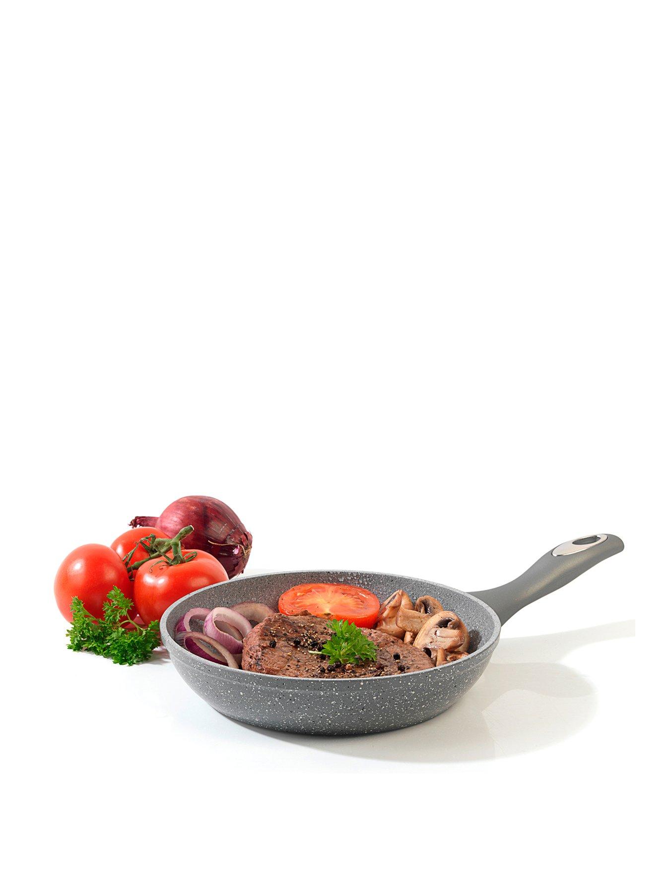 Product photograph of Salter Marble Collection Forged Aluminium Non Stick Frying Pan from very.co.uk