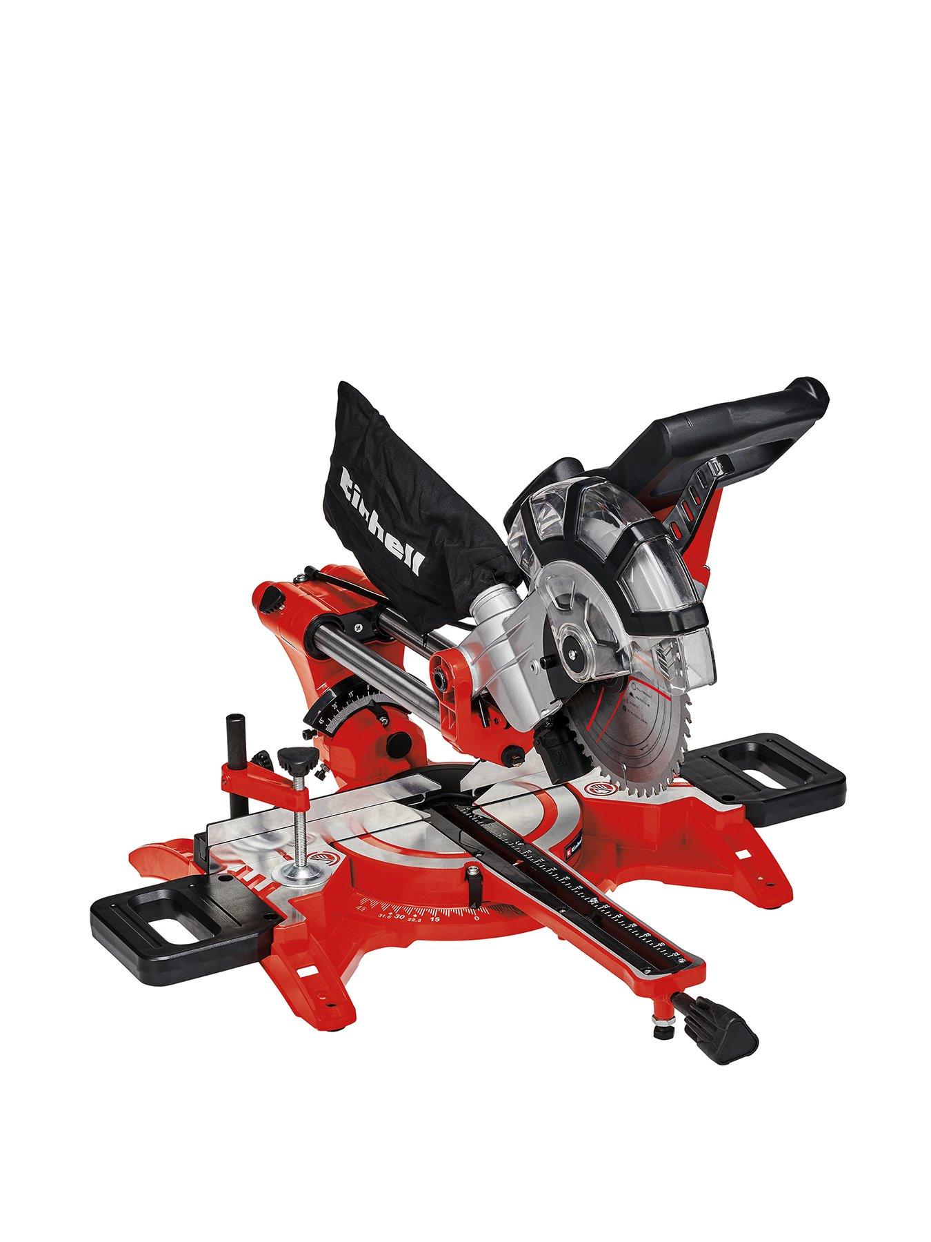 Product photograph of Einhell Tc-sm 2131 1 Dual Classic 1800w 210mm Double Bevel Sliding Mitre Saw from very.co.uk