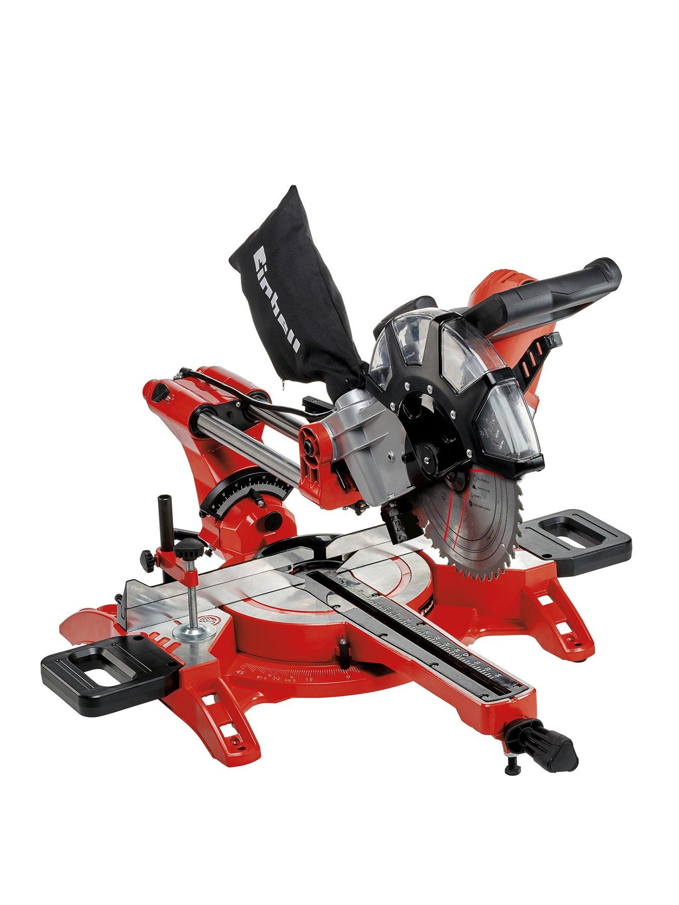 Product photograph of Einhell Tc-sm 2534 1 Dual Classic 2350w 250mm Double Bevel Sliding Mitre Saw from very.co.uk