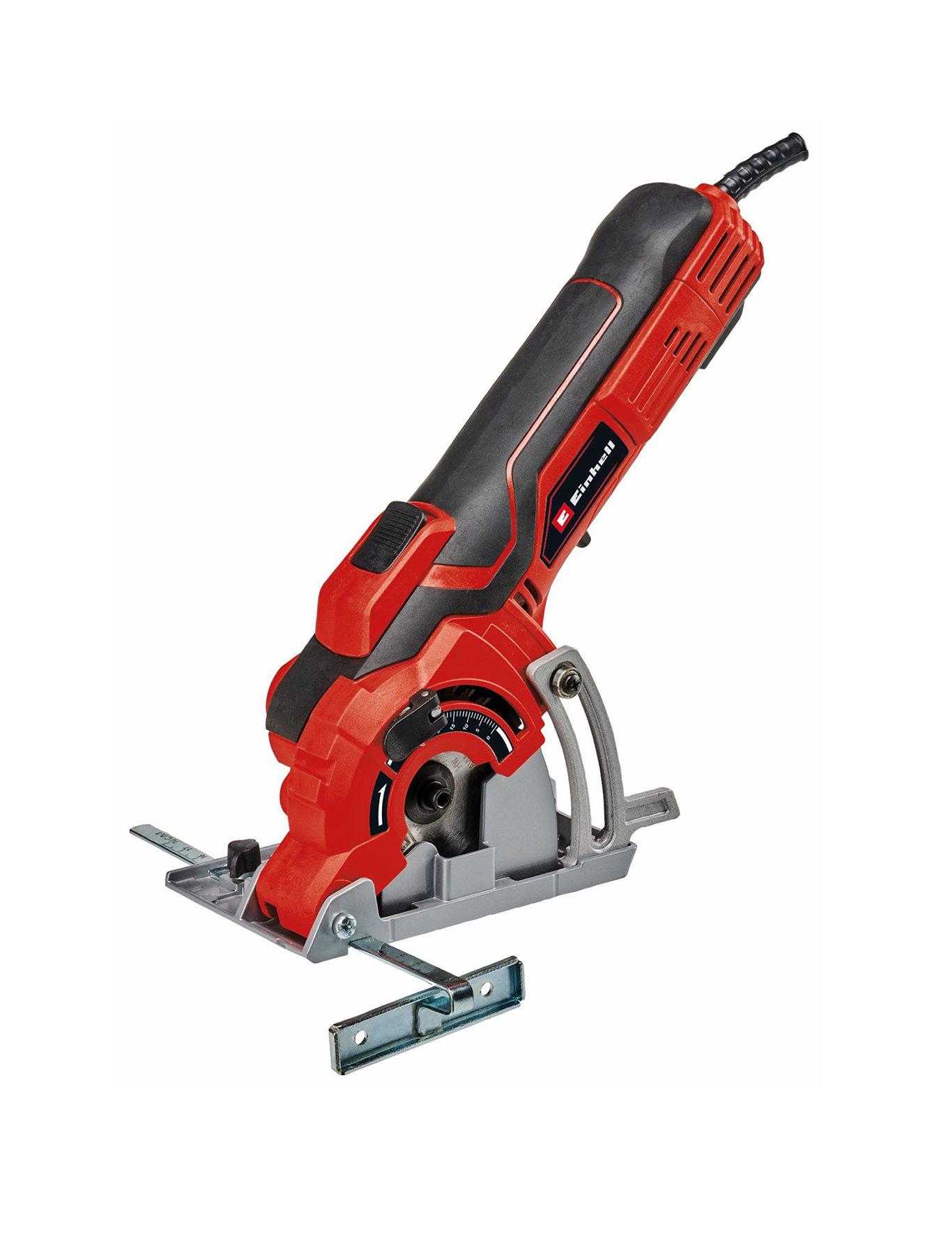 Product photograph of Einhell Tc-cs 89 Classic 600w 89mm Mini Hand-held Circular Saw Kit from very.co.uk
