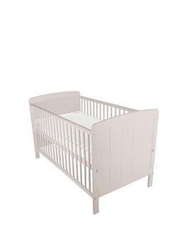 Cuddleco Juliet Cot Bed And Cuddleco Harmony Sprung Mattress - Dove Grey