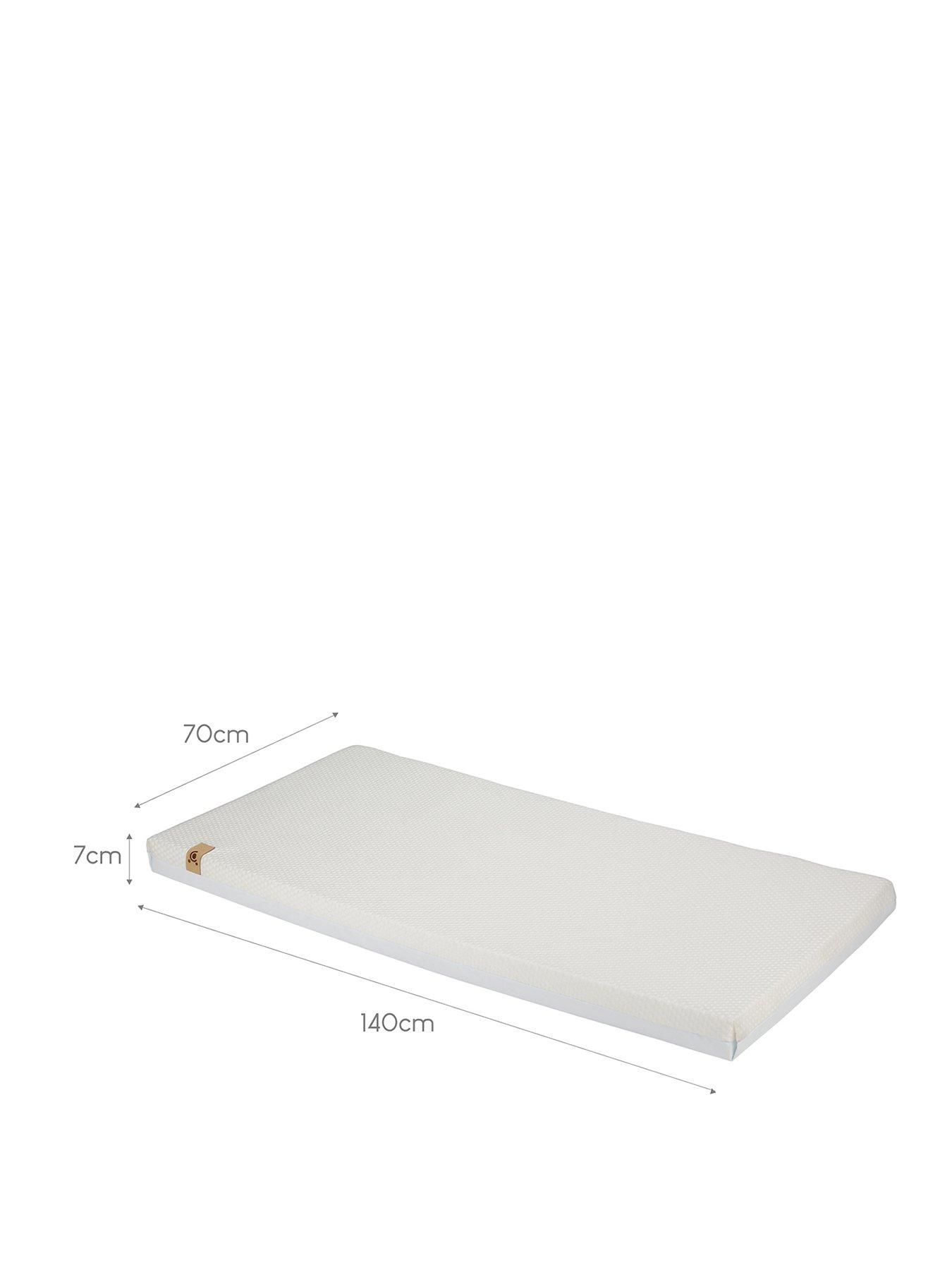 Cot bed mattress 2025 topper memory foam