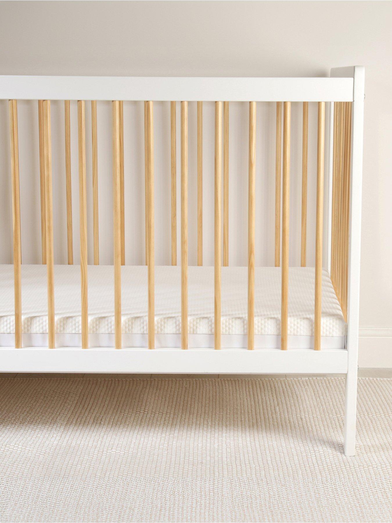 Image 4 of 6 of CuddleCo Lullaby Hypo Allergenic Bamboo Foam Cot Bed Mattress