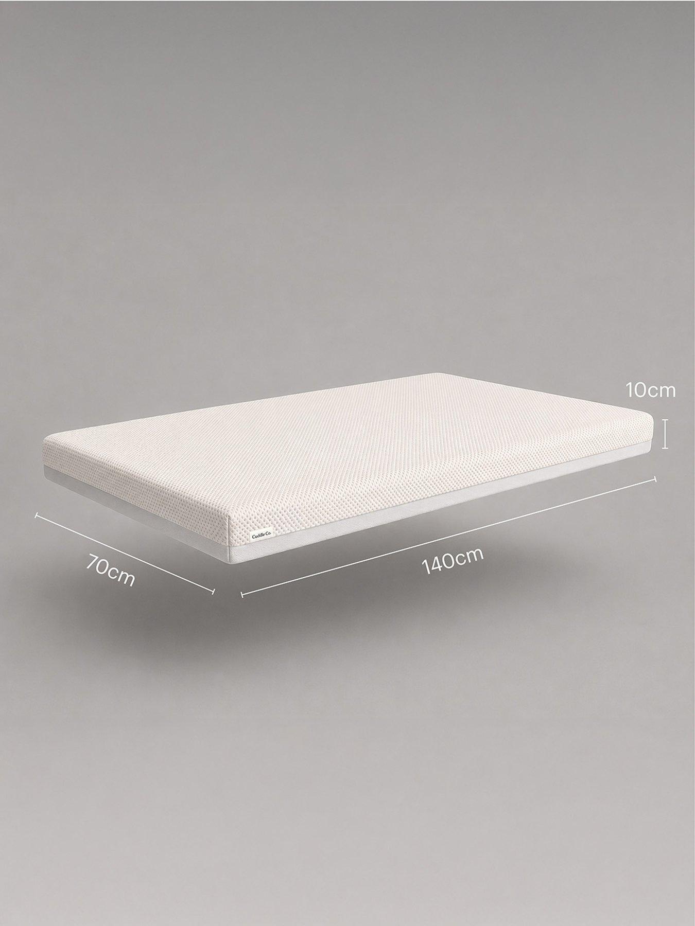 Image 3 of 4 of CuddleCo Signature Hypo Allergenic Bamboo Pocket Sprung Cot Bed Mattress