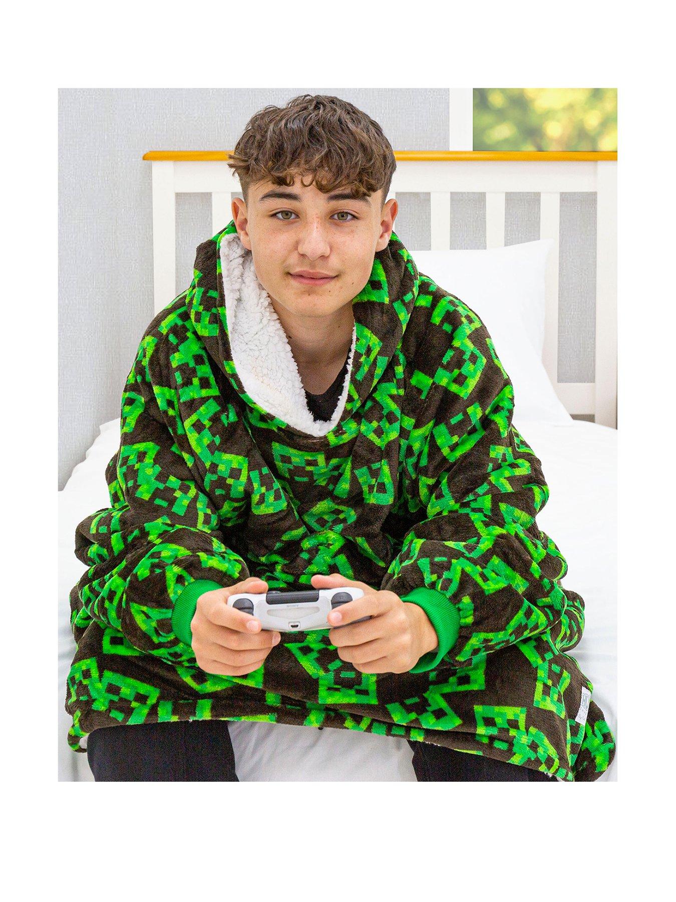 Product photograph of Minecraft Hugzee Minecraft - Black from very.co.uk