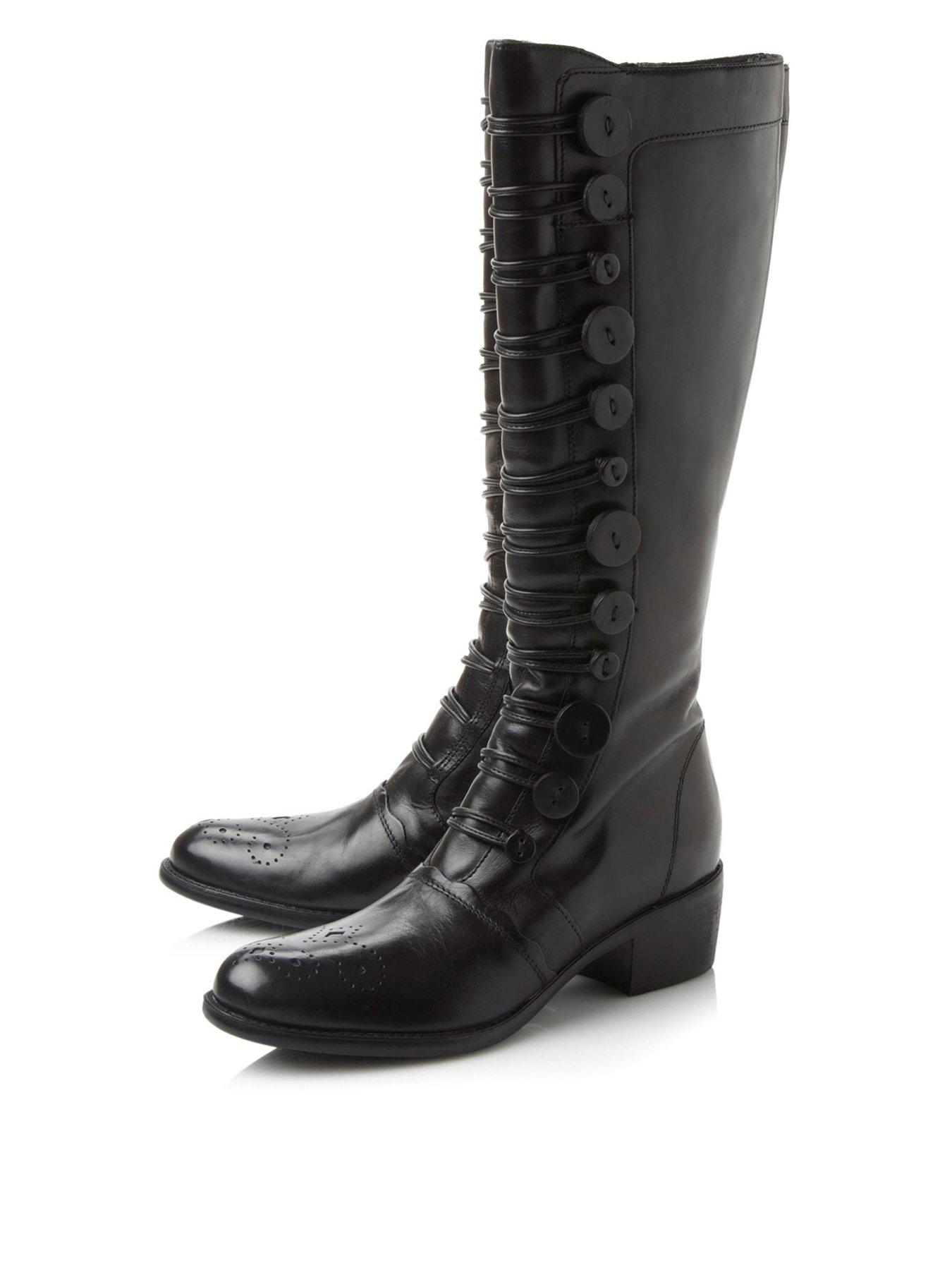 dune pixie d button boots