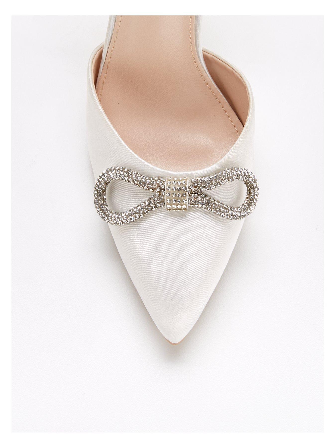 Shoes & boots Bridal Floycee Satin Heeled Shoe - Ivory
