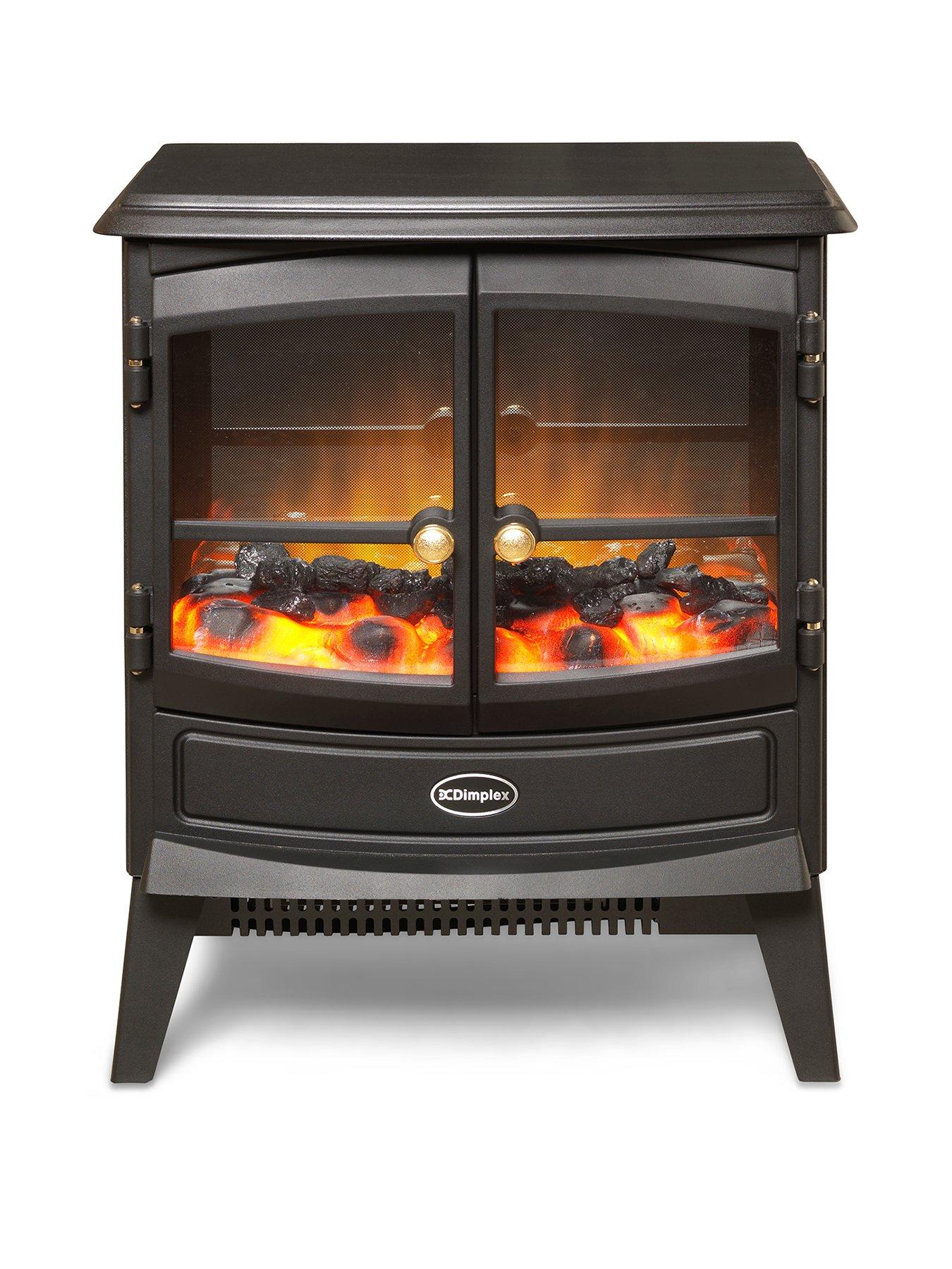 Product photograph of Dimplex Springborne Optiflame Electric Stove Fire from very.co.uk