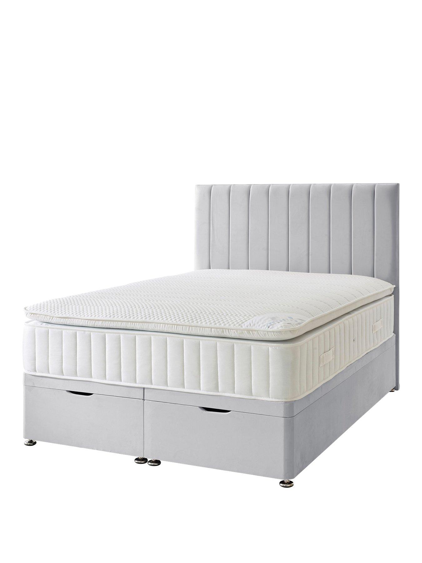 Product photograph of Shire Beds Liberty 1000 P Top Ottoman Dbl Divan from very.co.uk