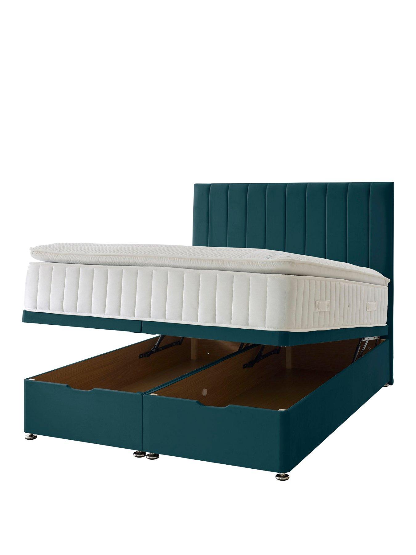 Product photograph of Shire Beds Liberty 1000 P Top Ottoman S K Divan from very.co.uk