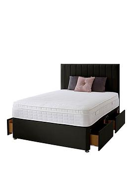 Product photograph of Shire Beds Liberty 1000 Memory S King 2 Dr Divan from very.co.uk
