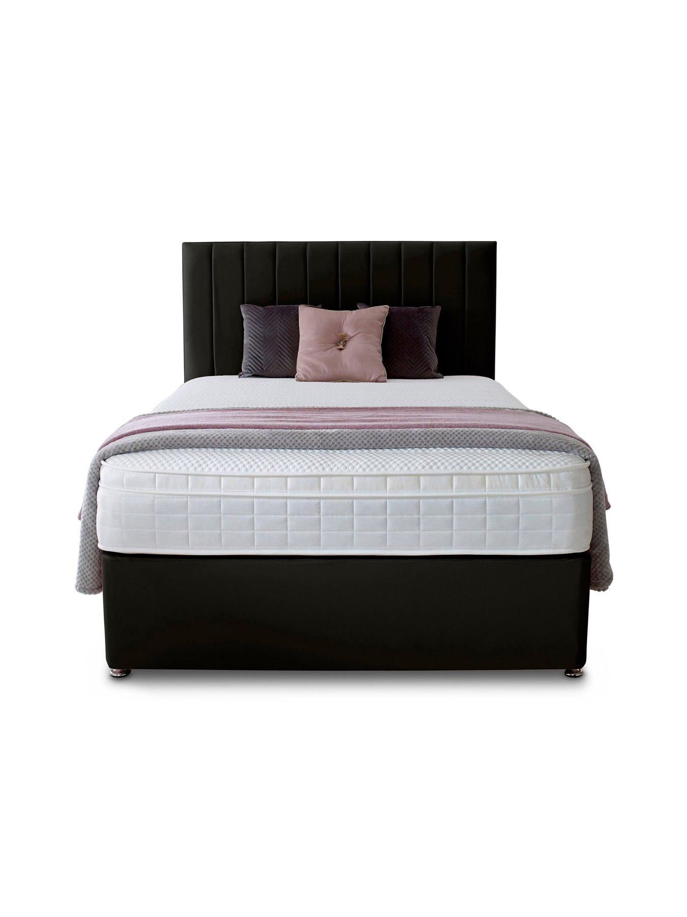 Image 3 of 7 of Shire Beds Liberty 1000 Pocket Memory Mattress and Upholstered Divan Base Bed Set (Headboard sold separately)&nbsp;- FSC&reg; Certified
