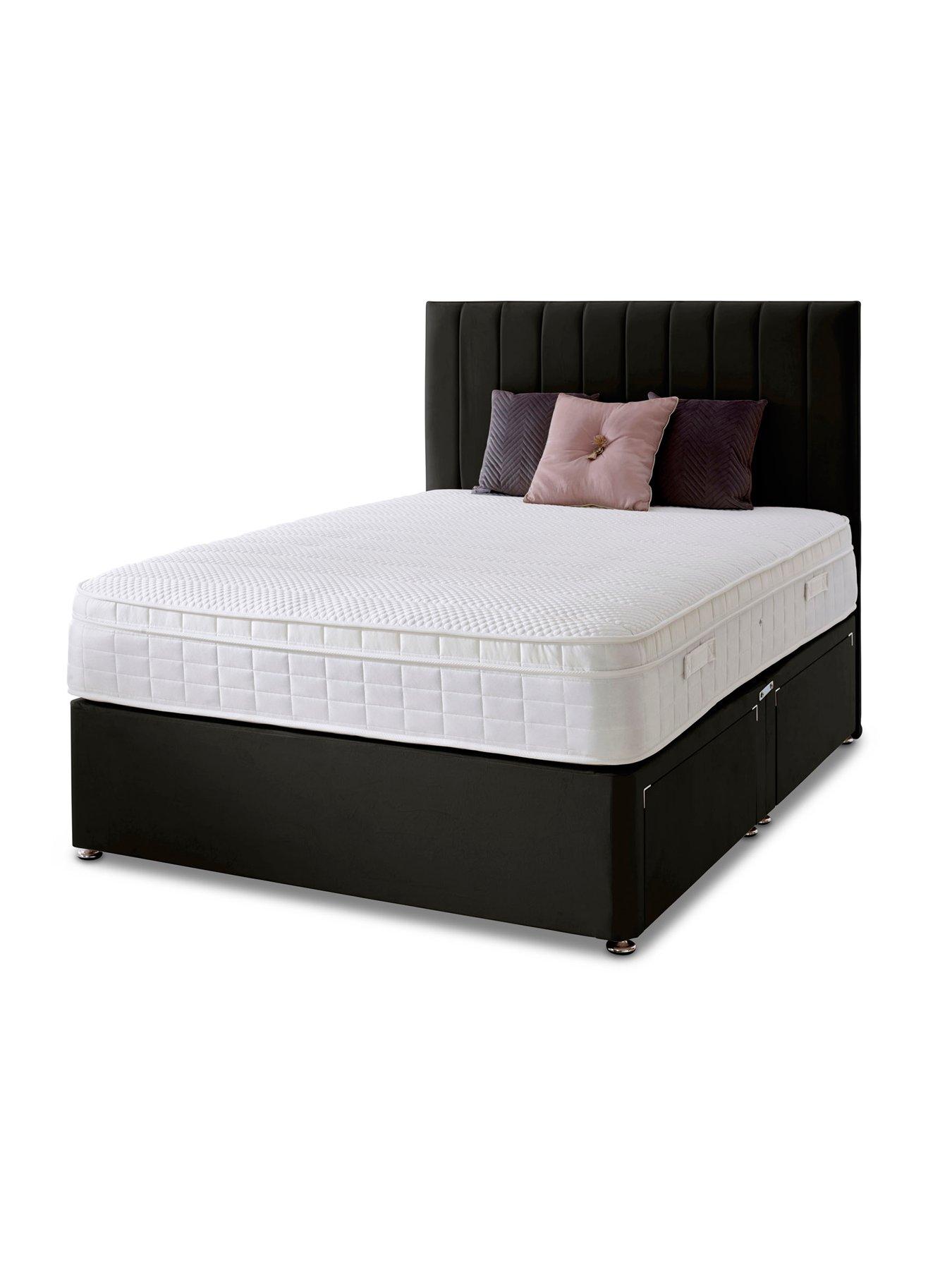 Image 4 of 7 of Shire Beds Liberty 1000 Pocket Memory Mattress and Upholstered Divan Base Bed Set (Headboard sold separately)&nbsp;- FSC&reg; Certified