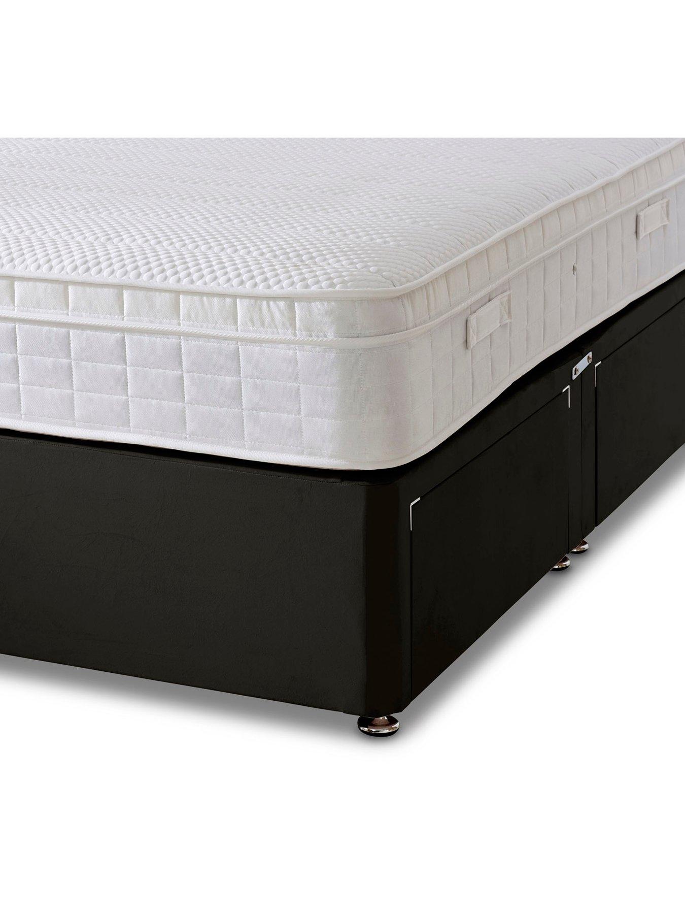 Image 6 of 7 of Shire Beds Liberty 1000 Pocket Memory Mattress and Upholstered Divan Base Bed Set (Headboard sold separately)&nbsp;- FSC&reg; Certified