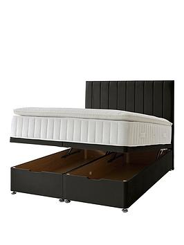 Product photograph of Shire Beds Liberty 1000 Pillowtop Ottoman Storage Divan Bed from very.co.uk