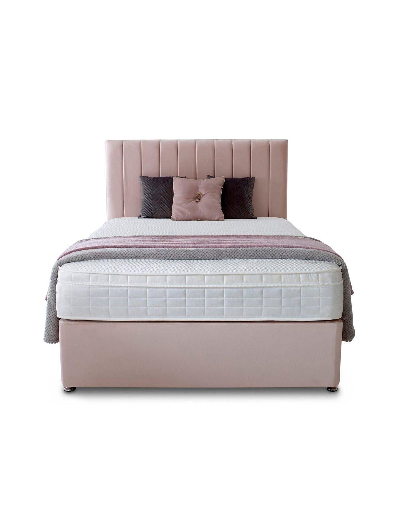 Image 3 of 7 of Shire Beds Liberty 1000 Pocket Memory Mattress and Upholstered Divan Base Bed Set (Headboard sold separately)&nbsp;- FSC&reg; Certified