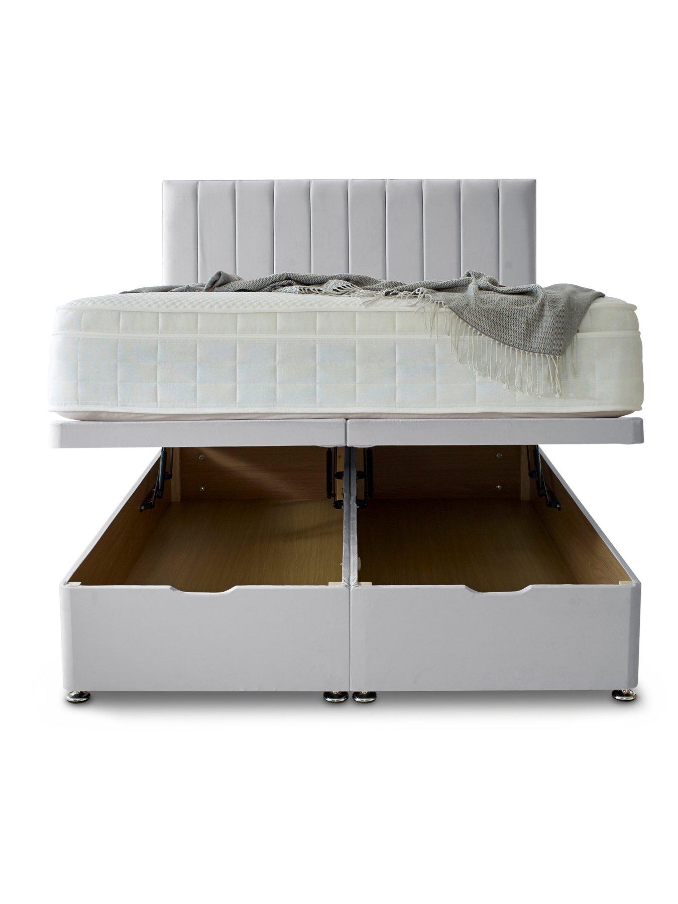 Image 7 of 7 of Shire Beds Liberty 1000 Pocket Memory Mattress and Upholstered Ottoman Divan Base Bed Set (Headboard sold separately)&nbsp;- FSC&reg; Certified