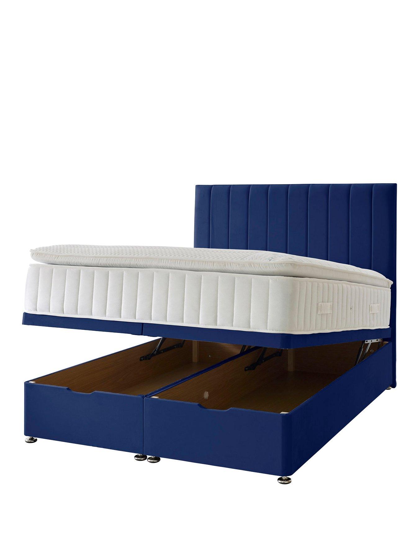 Product photograph of Shire Beds Liberty 1000 P Top Ottoman King Divan from very.co.uk