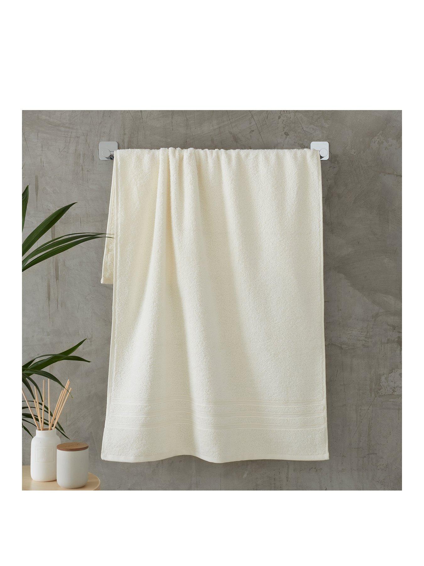 Catherine Lansfield Zero Twist 100% Cotton Bath Sheet