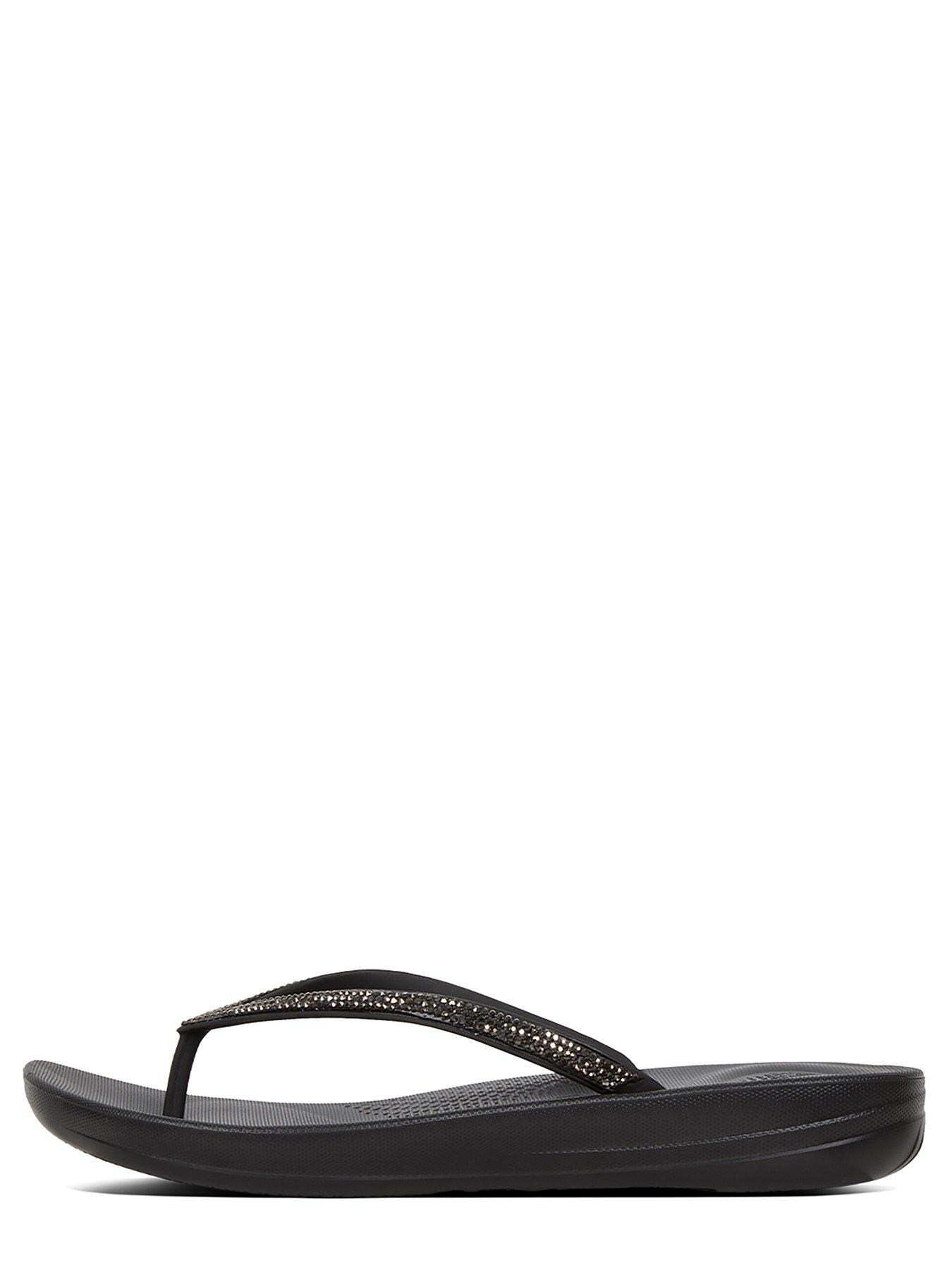 FitFlop Iqushion Sparkle - Black | very.co.uk