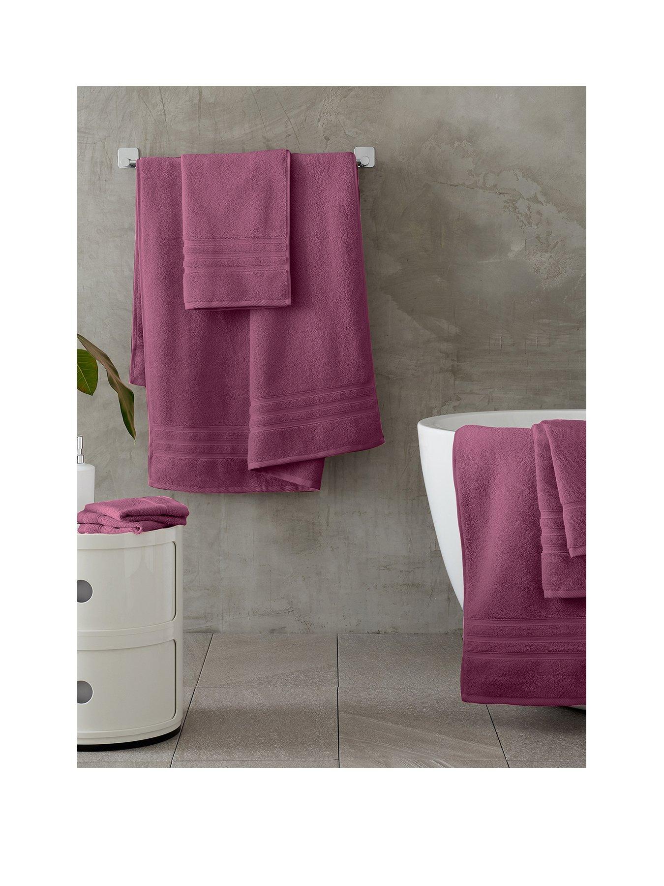 Catherine Lansfield Zero Twist 100% Cotton Bath Sheet