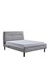 koble-nodd-smart-fabric-bed-in-light-grey-with-wireless-chargingfront