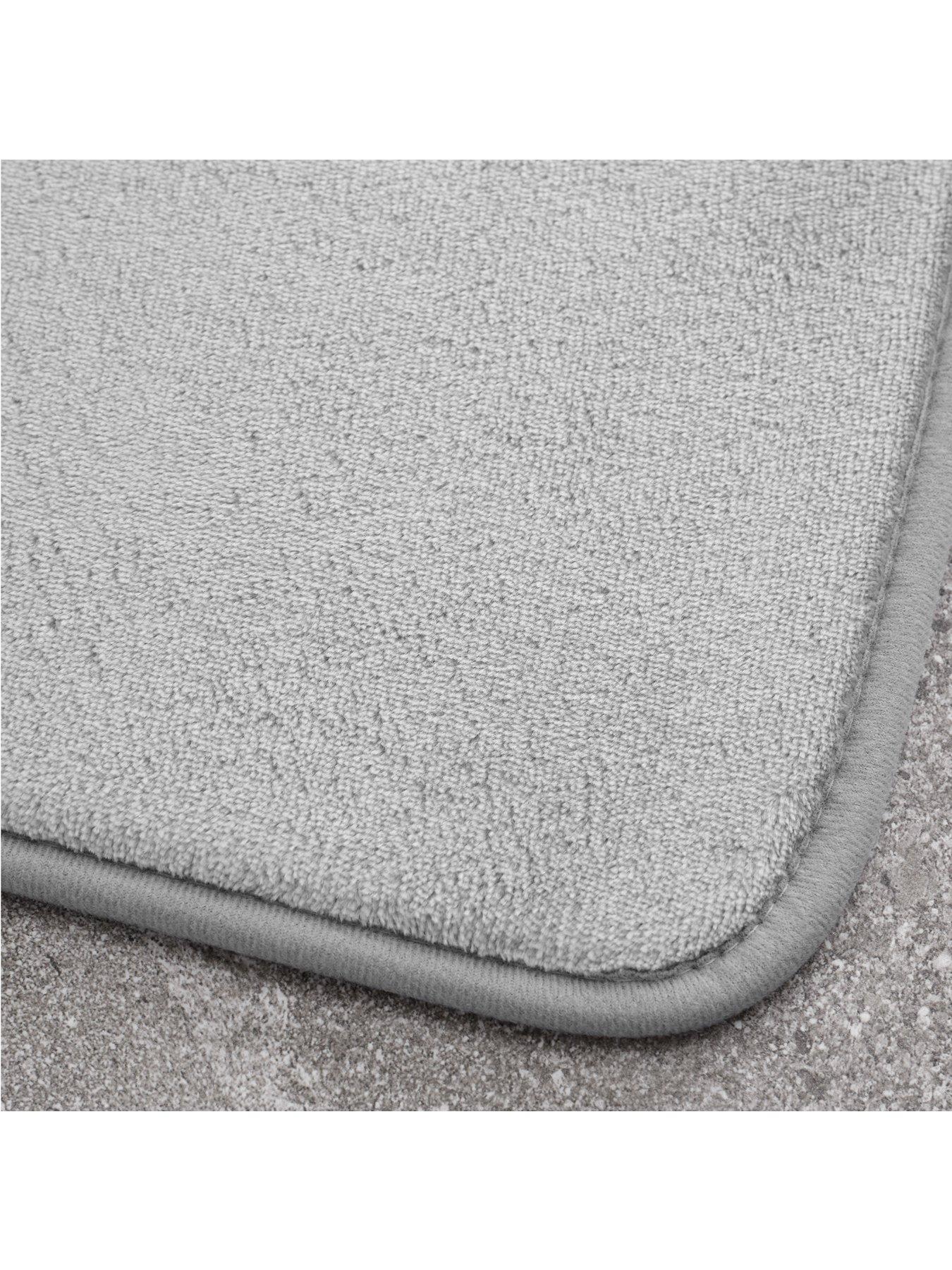 Image 2 of 6 of Catherine Lansfield Anti-Bacterial Memory Foam Bath and Pedestal Mat Set