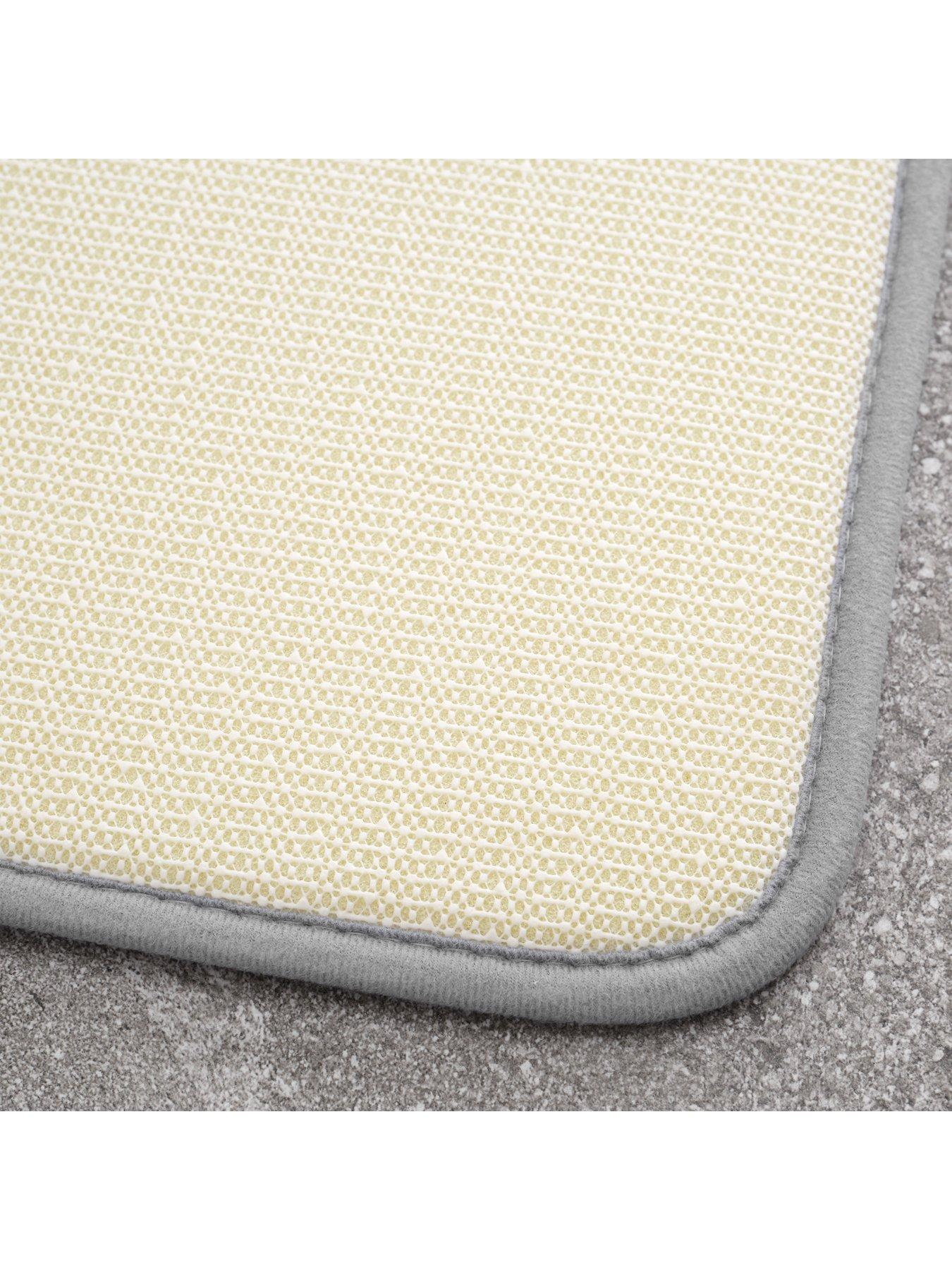 Image 3 of 6 of Catherine Lansfield Anti-Bacterial Memory Foam Bath and Pedestal Mat Set