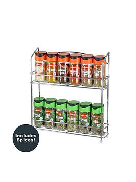 Product photograph of Lloyd Pascal Wall Mounted Spice Rack from very.co.uk