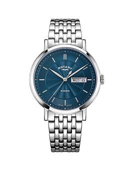 Rotary Windsor Stainless Steel Mens Watch