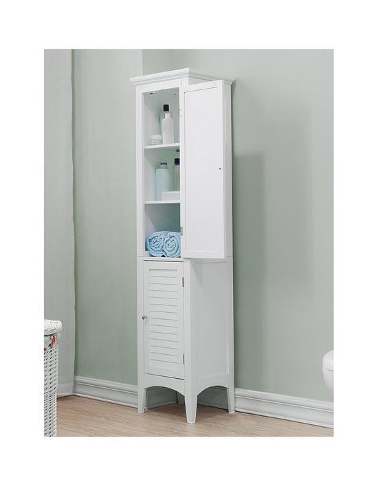 front image of teamson-home-glancy-2-door-tall-storage-cabinet